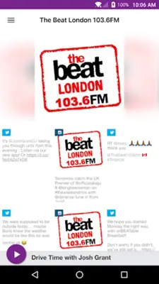 The Beat London 103.6 FM android App screenshot 1